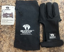 Bear Paw Archery Black Shooting Glove Large