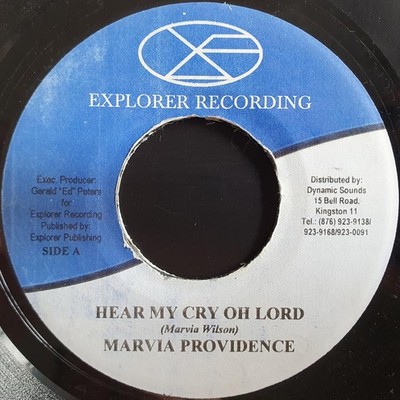 Marvia Providence - Hear My Cry Oh Lord / Stop Your Running Away (7'') (Very Good