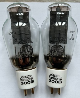 Vacuum Tube 300B Electro-Harmonix Gold-Plated Pins ot25 #nm