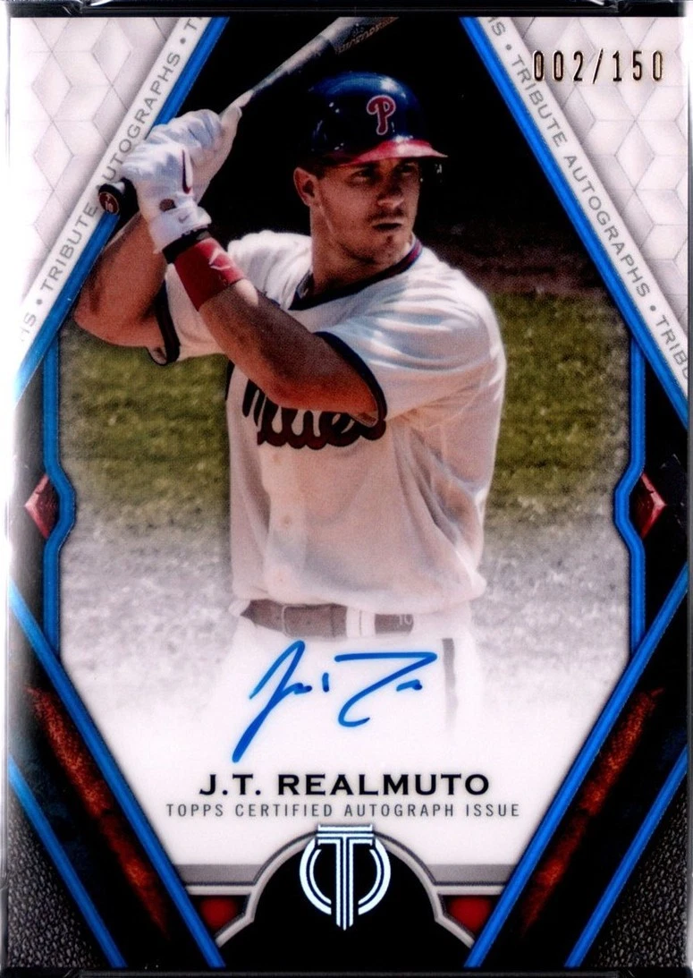 スポーツ選手 TOPPS TRIBUTE AUTOGRAPHS 2021 Topps Tribute - J.T. Realmuto #TA-JR for sale | eBay