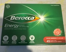 Berocca Vitamin C Effervescent Tablets - Including B Vitamins, Magnesium,...