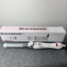 Beachwaver S1 Ceramic Rotating Hair Curling Iron Classic Barrel White
