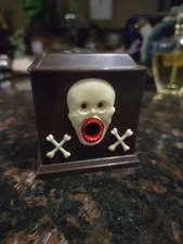 VINTAGE Coffin Cigarette Dispenser "One More Cigarette One More Nail" Ex Cond 