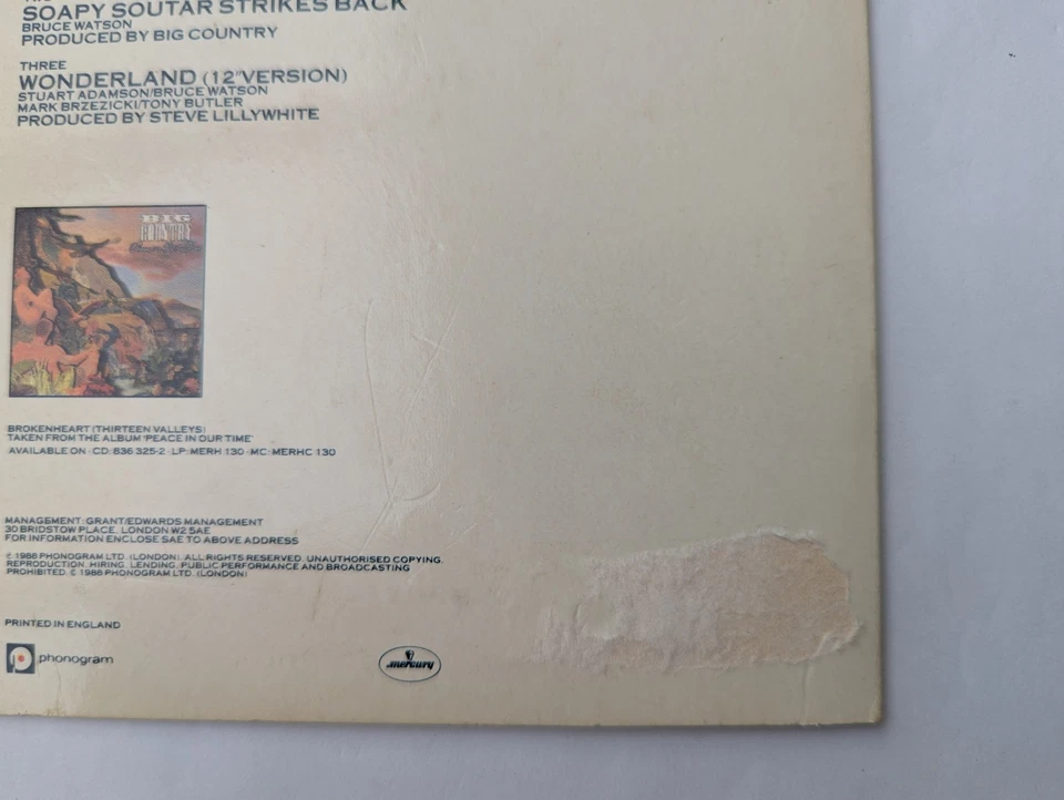 Broken heart CD Cardsleeve 3 tracks 1988 incl. Wonderland  - Bild 4 von 4