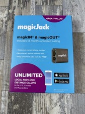 magicJack Home VOIP Adapter - Unlimited US  Canada Calls - Brand New Open Box