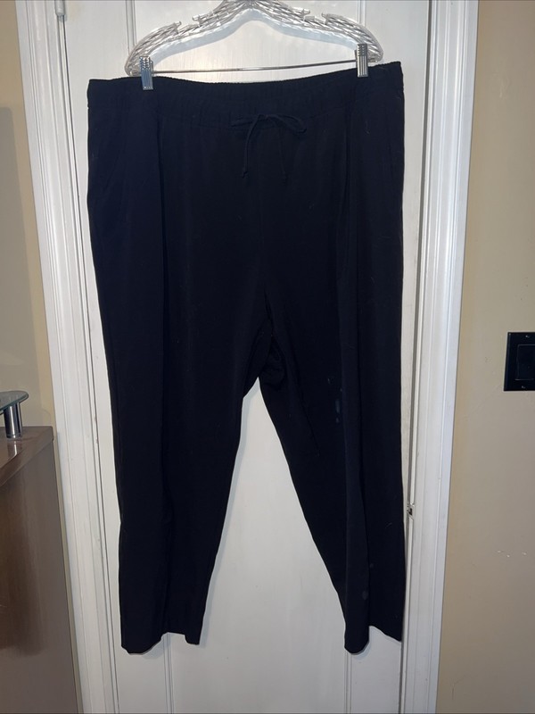 Old Navy Hight Waisted Billie Straight Ankle Pant-Black-Size 2X-NWOT
