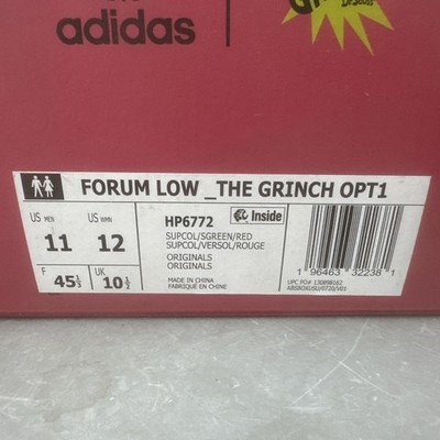 Size 11 - Dr. Seuss x adidas Forum Low The Grinch