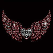1set Glass Hotfix Rhinestone Iron on Appliques Costume Accessories