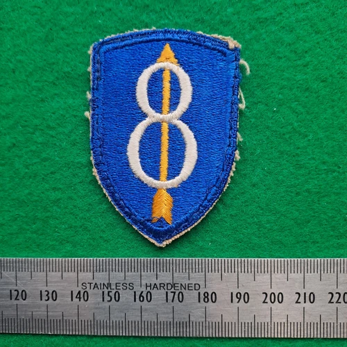 WW2 US United States Army 8th Infantry Division Patch Badge