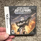 Star Wars Battlefront Elite Squadron Nintendo DS LucasArts 2009 Manual Included