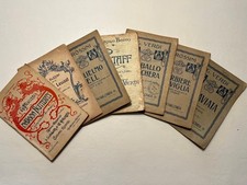 7 libretti d’opera originali di fine XIX sec, inizi XX