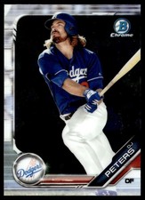 2019 Bowman Chrome Prospects DJ Peters Los Angeles Dodgers #BCP-124