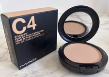 MAC Studio Fix Powder Plus Foundation Shade -C4 Full Sz 15g ORIGINAL Formula NIB