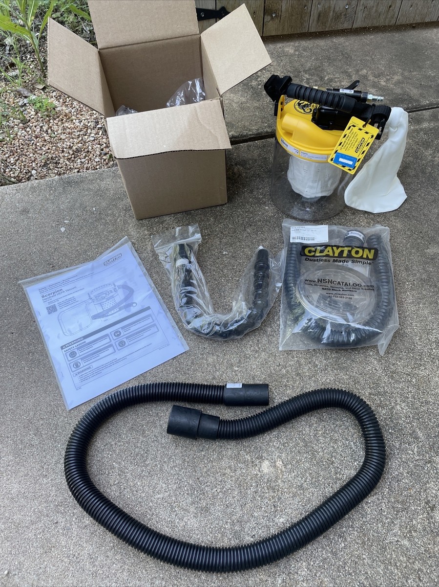 Clayton Scorpion Handheld Hepa Vacuum SC-100 w/ Accessories | eBay