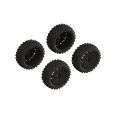 ARRMA ARA550114 dBoots '2-HO' Tire Set Glued Black 2 Pairs