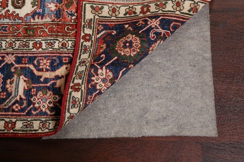 Vegetable Dye Geometric Heriz Serapi Oriental Area Rug Handmade Wool Carpet 8x10 - Picture 10 of 12