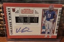 2019 Contenders Vosean Joseph Rookie RC Card Auto