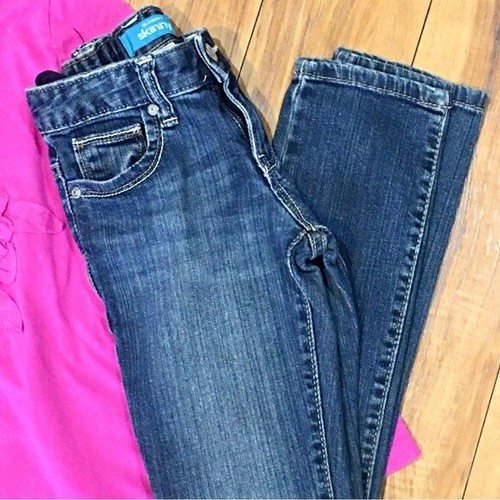 School outfit girl - denim skinny jeans and floral long sleeve top 7 8 - Picture 4 of 7