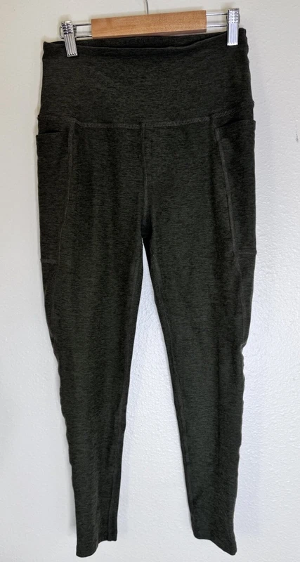 beyond-yoga high waisted heathered compression leggings