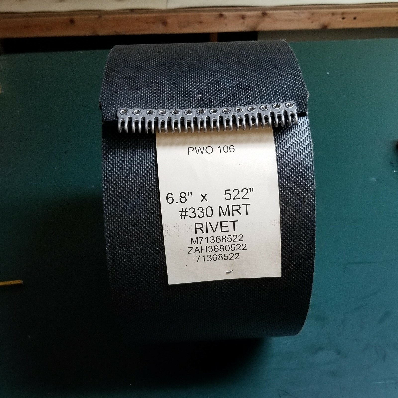 605M (6 Belt) Vermeer Round Baler Belt Set 3 Ply HD Mini Roughtop