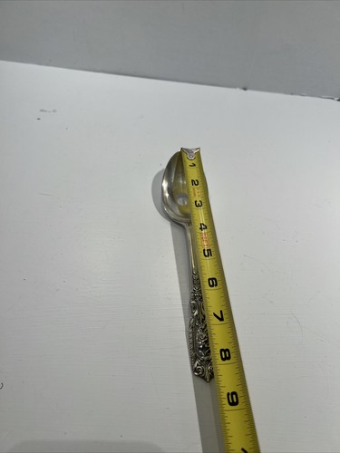 Milburn Rose by Westmoreland Sterling Silver Serving Spoon With A Whole Rare - Picture 4 of 5