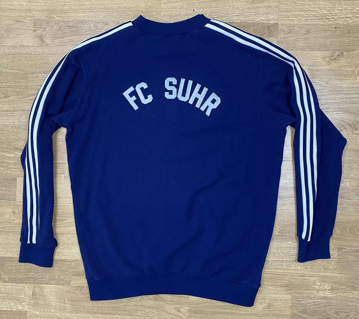 VINTAGE ADIDAS 1990s FC SUHR #6 TRAINING SWEATER SWEATSHIRT SOCCER