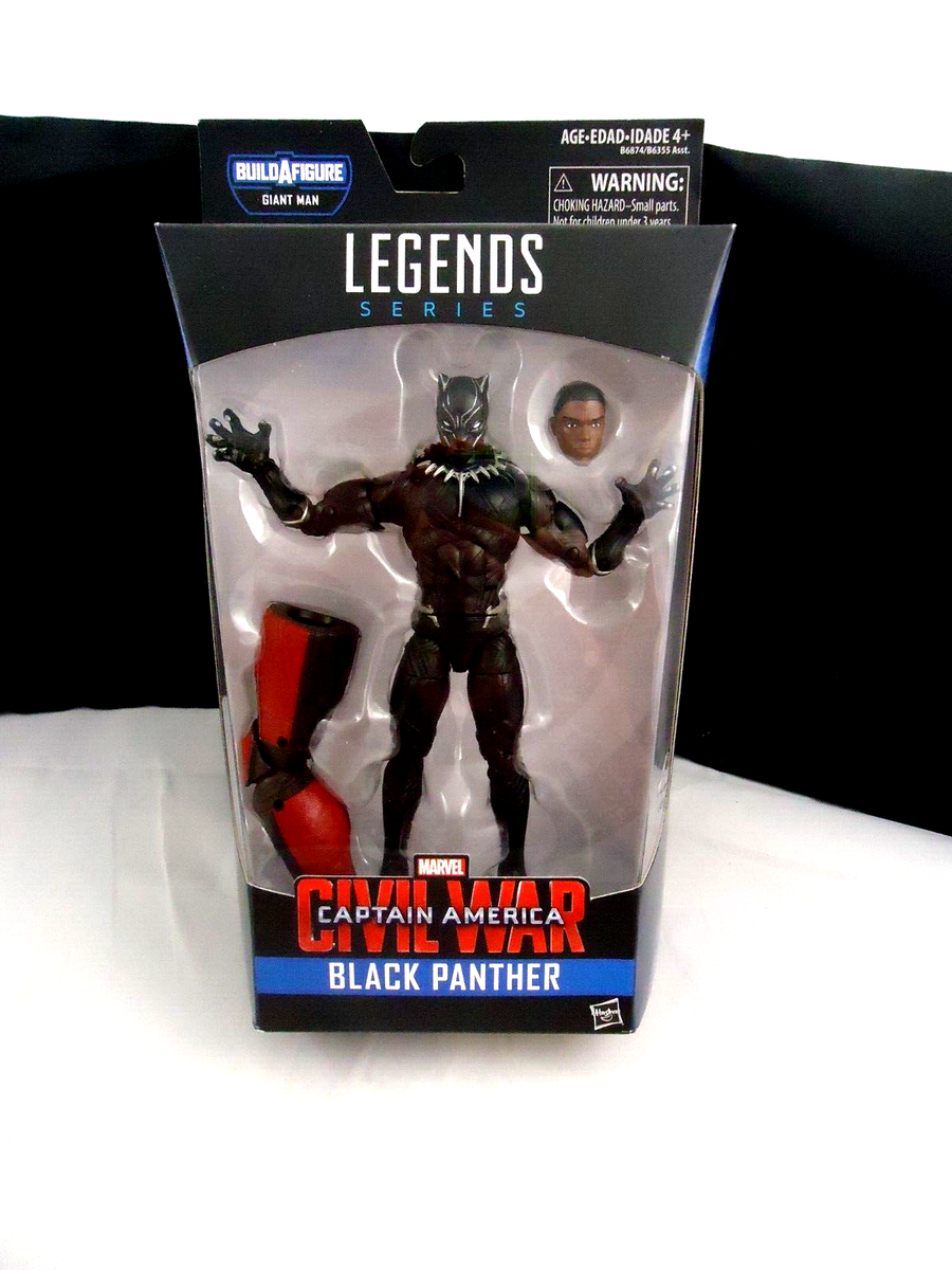 Marvel Legends series Captain America: Civil War Black Panther w/Build a  Figure