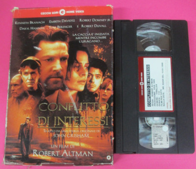 VHS film CONFLITTO D'INTERESSI Robert Duvall Branagh CECCHI GORI (F40) no dvd