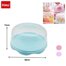 x Vassoio Piatto Porta Torta Copritorta Tondo Con Copertura 28x13cm hmj