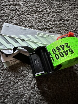 off-white ベルト グリーン Brand New Off-White - 3.5cm Green Industrial Belt - Men | eBay