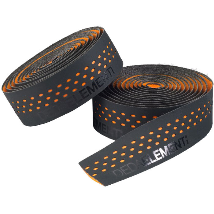 JUEGO CINTA MANILLAR DEDA PRESA NEGRO/NARANJA Nero/Arancio