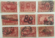 U.S. Parcel Post Scott Q1-Q9 ,1 to 25 cents Used . 61824