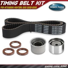 6x Timing Belt Kit for Mitsubishi Montero 2001 2002 2003 2004-2006 V6 3.5L 3.8L