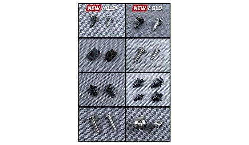 Kit viti viteria AVDB colore Nero per Carena HONDA FORZA 125 300 2016-2020 - Picture 5 of 5