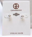 Knot Stud Earrings New Giani Bernini .925 Sterling Silver