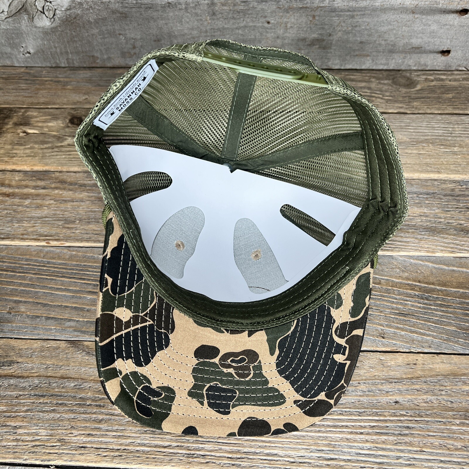 Georgia Bulldogs Duck Camo Leather Patch Rope Trucker Hat