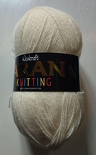 Woolcraft Aran Acrylic and Wool Mix Yarn 400g Ball