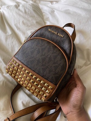 靴/バッグ michael korrs abbey backpack mini MICHAEL KORS ABBEY XS MINI BACKPACK CROSSBODY BAG QUILTED BLACK | eBay