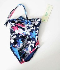 Roxy Little Girls Paradise One Piece Swimsuit Patriot Blue Sz 2 - NWT