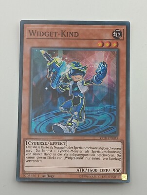 Yu-Gi-Oh! Einzelkarte Widget-Kind bespielt