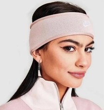 Nike Club Fleece Headband Womens OSFM Pink Oxford/White