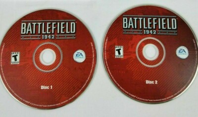 BATTLEFIELD 1942-pc Disc 1 and Disc 2 in jewel case.  NO MANUAL