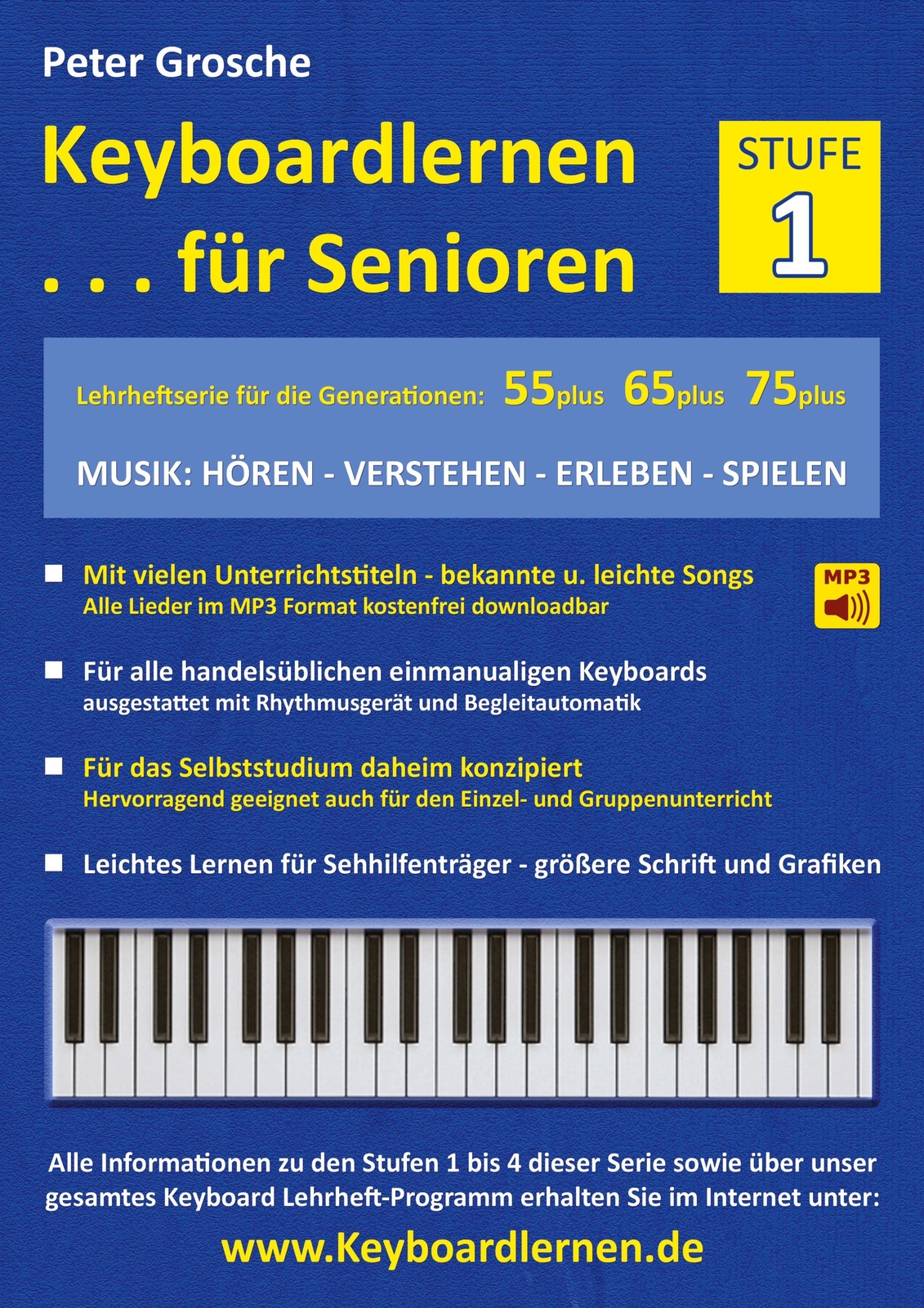 Thumbnail - Keyboardlernen Für Senioren (stufe 1) Peter Grosche 9783848259762