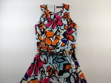 NEW Lauren Ralph Lauren Women 6 Floral Belted Sheath Dress Classic Luxury I2