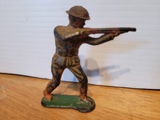 NICE 1930s BARCLAY B87 747 LEAD DIME STORE G.I. SOLDIER SHARPSHOOTER