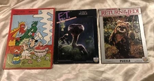 Vintage Warren Flintstones & Craftmaster Inlaid Puzzles Star Wars + ET Lot of 3