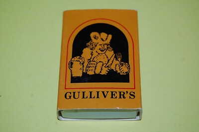 Gulliver's Prime Ribs of Beef Restaurants with 3 CA Locations Vintage Match Box