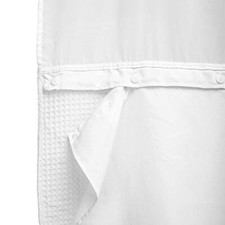 Fabric Snap-in Shower Curtain Liner Replacement Compatible with Hookless Show...