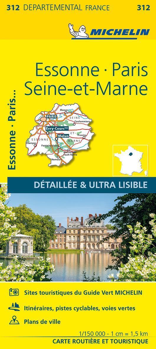 Thumbnail - Michelin Paris - Ile De France / Ost | Michelin | (land-)karte |