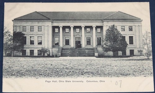 Page Hall, Ohio State University, Columbus, OH Postkarte
